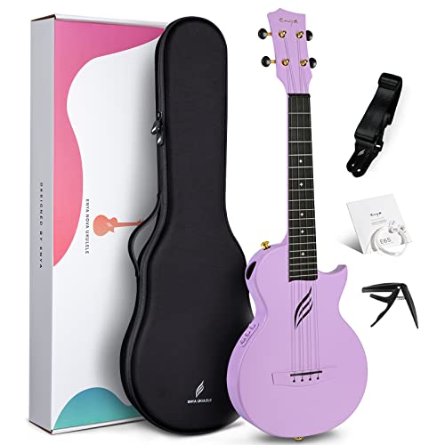 Ukulélé ténor 66 cm en fibre de carbone Acousticplus Ukulélé de voyage - Les Beatles, Paul McCartney, John Lennon, RIngo Starr, George Harrison Ukulélé ténor 66 cm en fibre de carbone Acousticplus Ukulélé de voyage