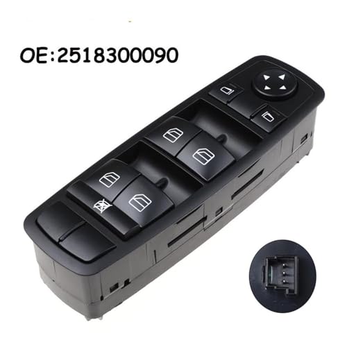 Interrupteur de vitre électrique avec commande de rétroviseur pour commande de porte
