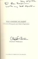 The American West: A Narrative Bibliography and a Study in Regionalism 0870811819 Book Cover