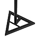 ZENY Pair of Studio Monitor Speaker Stands Height Adjustable Concert Band DJ Studio Floor Stands w/Stable Triangle Base, Black