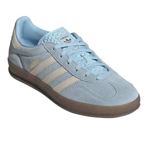 Image of adidas Womens Gazelle Indoor Lace Up Sneakers Shoes Casual - Blue - Size 8 M