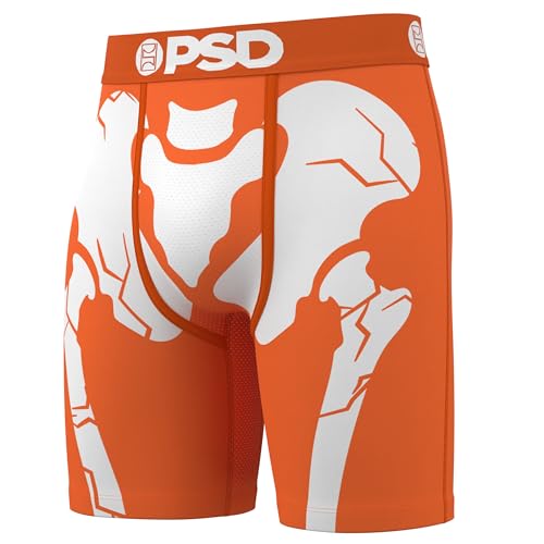 PSD Men's Snapped Orange Boxer Brief, Multi, L2