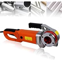 Portable Electric Pipe Threading Machine, Pipe Threading Machine 110V 2300W with 6 Dies 1/2", 3/4", 1", 1-1/4", 1-1/2", 2" and Storage Box Handheld Threading Tool Kit