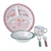 Premier Housewares Mimo Kids Tafelgeschirr, Bella Ballerina, 5 Stück, Melamin