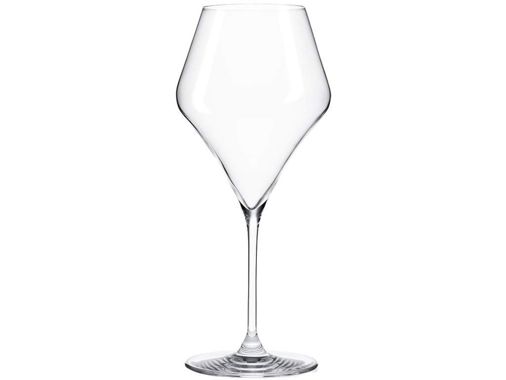 6 Copas de Agua y Vino de Cristal - Service Oenologue (38 cl) - Artisan du Cristal - Caja de regalo - Firmado : Klein 54120 Baccarat France
