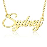 Ritach Gold Necklace for Women - Name Necklace Personalized Necklace Custom Necklaces for Women Sydney Name Necklace Gold Necklace for Women Jewelry