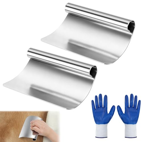 2+1PCS Hide Scraper Fleshing Tool Fleshing Knife Taxidermy Tools
