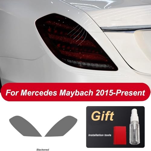 Protection de phare en TPU noir pour Maybach Classe S - 6