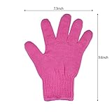 FOHOLA 1 Pcs Professional Heat Resistant Gloves for Hair Styling, Heat Protection Gloves for Curling Wand (1 Pcs, Pink) - Image 5