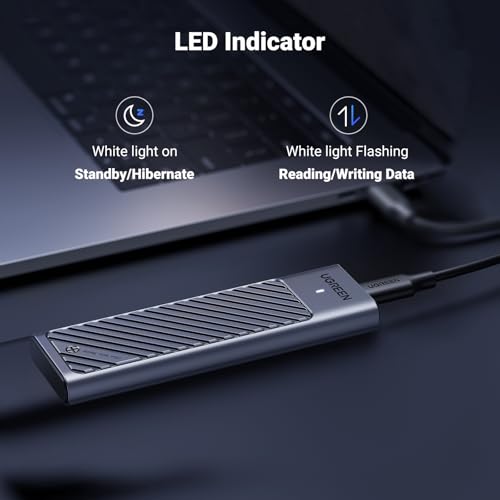 UGREEN 20Gbps M.2 NVMe SATA SSD Enclosure 35576 の商品画像 6