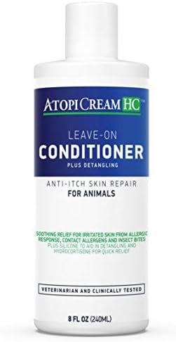 VetriMAX AtopiCream HC 1% Hydrocortisone Leave-On Conditioner Lotion for Dogs, Cats and Horses