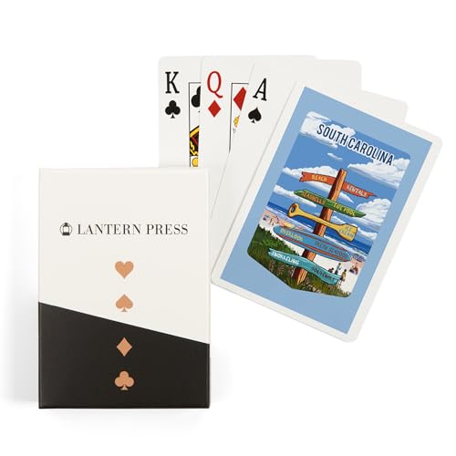 Lantern Press naipes póker South Carolina 52 cartas