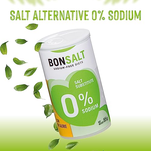 Castello since 1907 – Bonsalt Sodium Free Salt Substitute – 100% Sodium Free Alternative to Reduced Sodium Salt – Keto-Friendly – Suitable for Special Diets – 4 x 85g = 340g