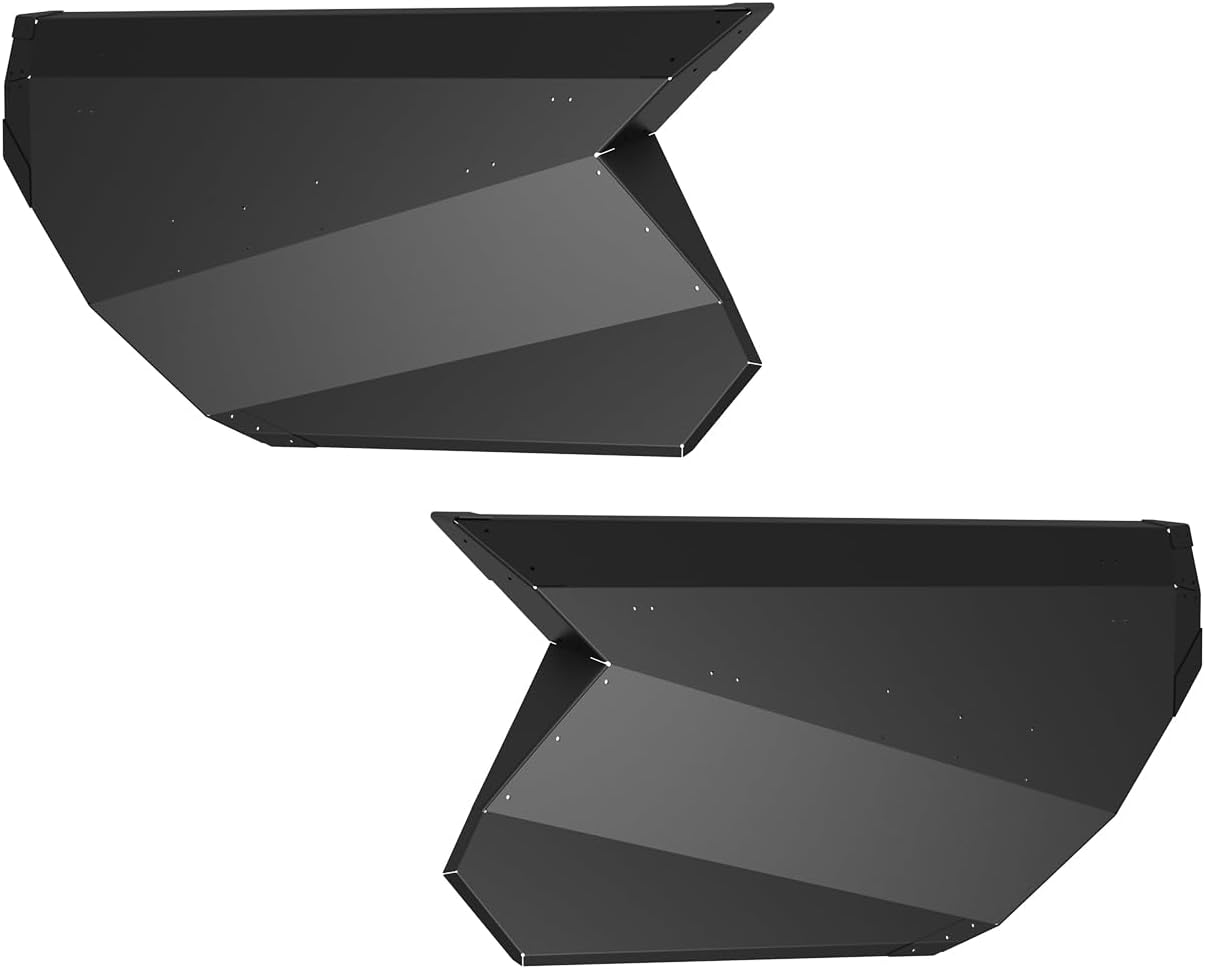 X3 Full Doors, Aluminum Front Door Panels for Can Am Maverick X3 & Max RS DS XRS XDS XMR XRC Turbo RR 2017-2026 All Models, Replace OEM #715004732, Powder-Coated Black