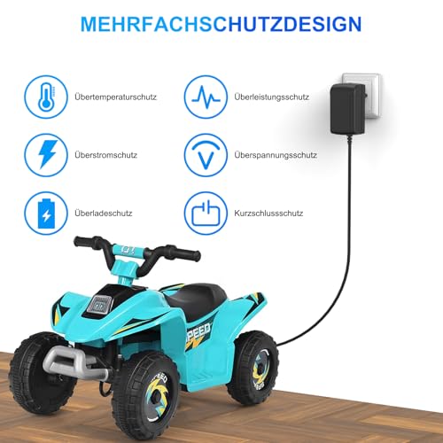 shefor 12V 1A Ladegerät Kompatibel mit Elektroautos für Kinder,12V 1000mA Ladegerät für elektrische Fahrt auf Toys Kinder Quad Elektrisches Traktor Fahrspielzeug Motorrad SUV ATV Rasenmähers Auto