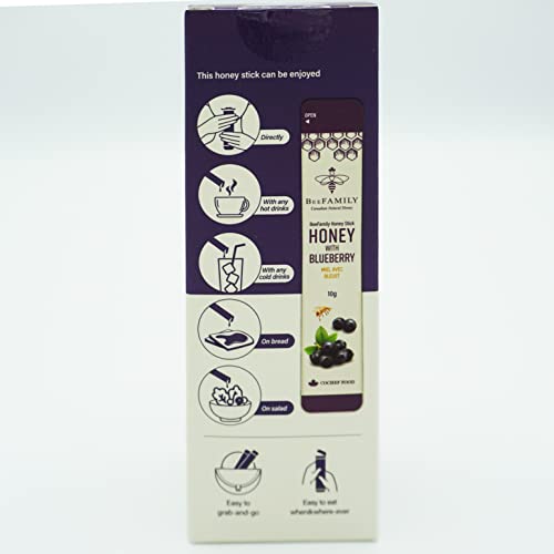 BeeFamily Blueberry Honey Stick 100g miniatura 2