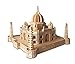 Puzzled 3D Puzzle Taj Mahal Wood Craft Construction Model Kit, Fun Unique & Educational DIY Wooden Toy Assemble Model Unfinished Crafting Hobby Puzzle to Build and Paint for Decoration 176 Pieces Pack