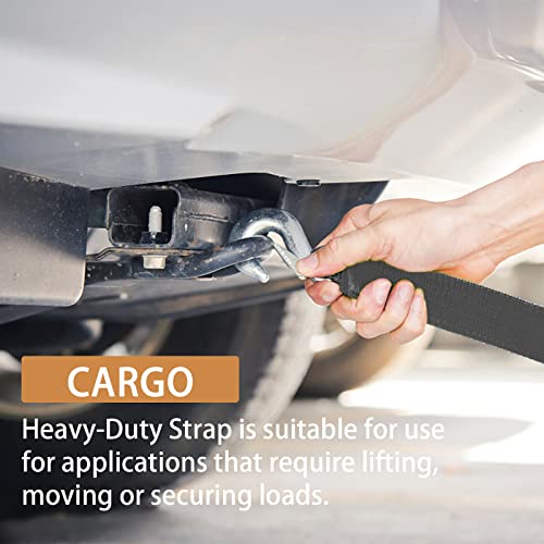 Image of Polyester Webbing Strap 16+Colors - 1 inch&1.5 inch&1.9 inch - 16.5 25 33 55 Yards Heavy Duty Webbing Roll, Flat Webbing Strap for Indoor&Outdoor Gear, Climbing, DIY Crafting, Repairing