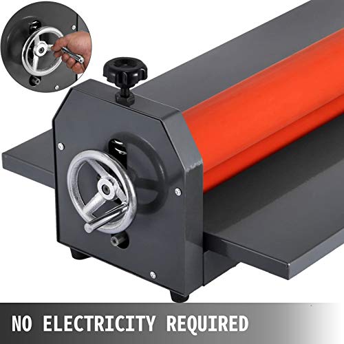 Vevor 29.5 Inch Cold Laminator Machine 10Mm Manual Vinyl Photo Film Cold Laminator Hand Crank Pressure Cold Roll Laminator(29.5 Inch) #TOP7
