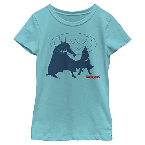 T-shirt Bat Duo DC Comics fille bleu tahi taille M haut manga coton