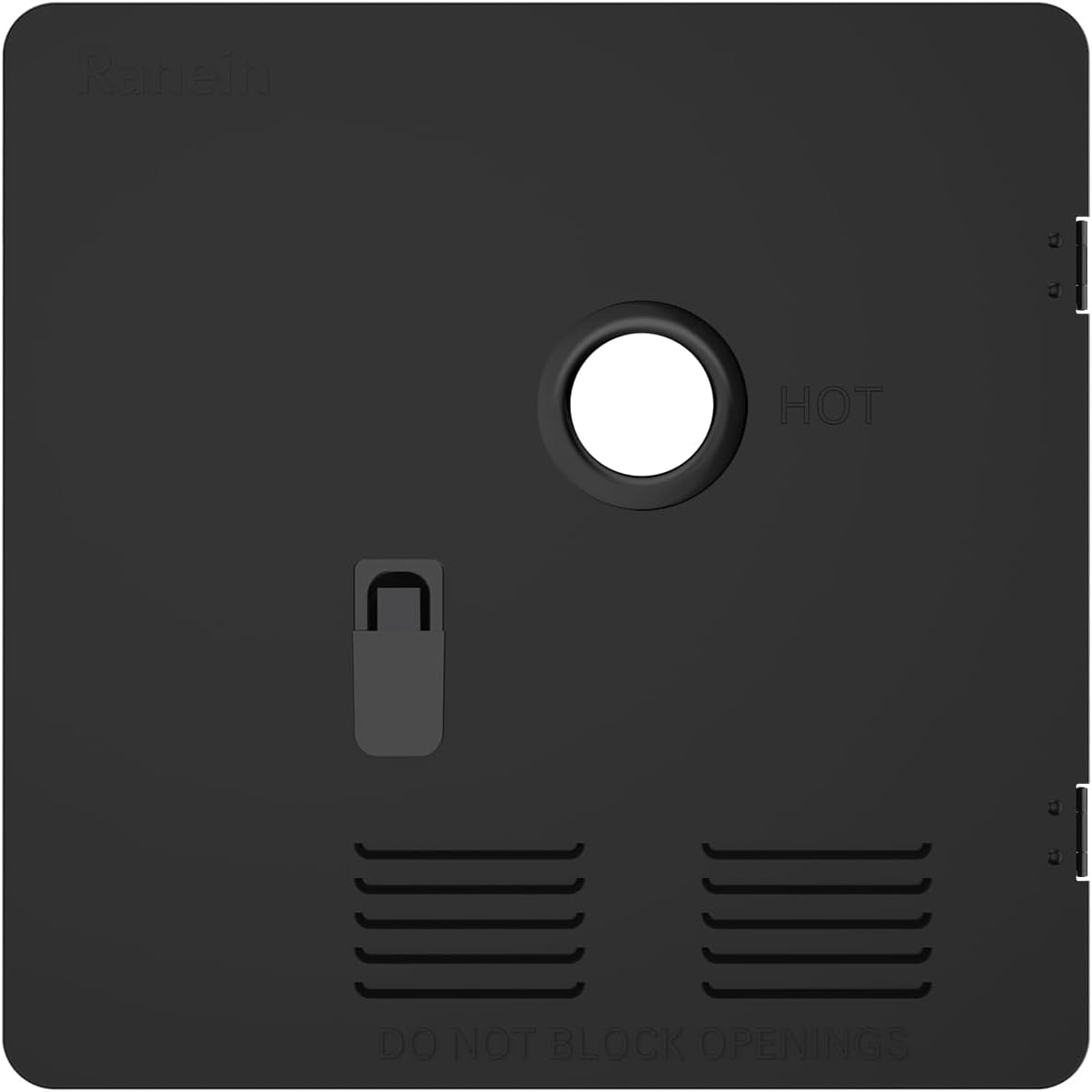 Eyoo RV Water Heater Door Kit, 18x18 Inches Black Panel, Stainless Steel, Compatible with Eyoo Models Only