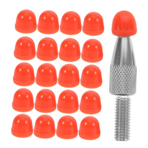 TOPPERFUN 48pièces Outils De Réparation De Carrosserie Kit De Débosselage Auto Embouts De Marteau Remplaçables Pour Réparation De Dents Et Bosses Sur Véhicules