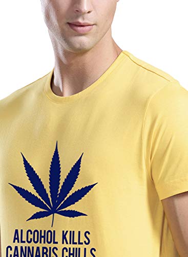 Image of ADRO Men's Solid Regular Fit T-Shirt