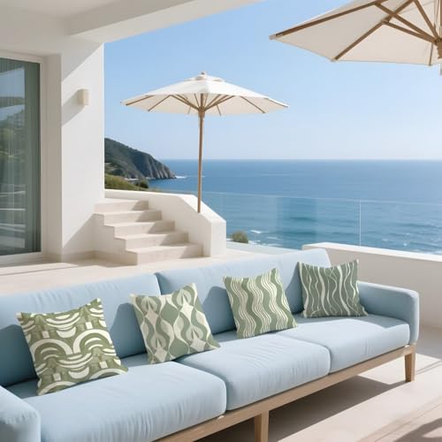Housse de coussin 50x50cm velours imperméable haut de gamme - 4