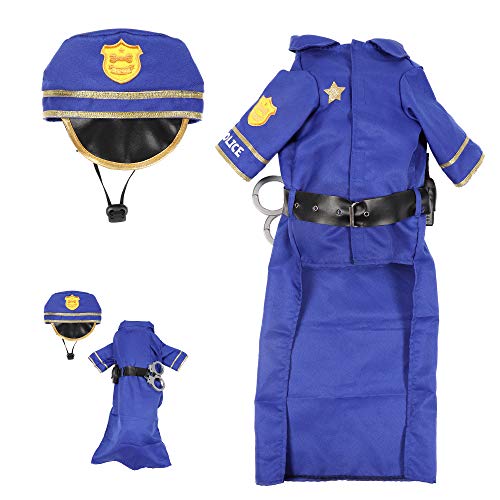 Disfraz de Policía para Perro Halloween Talla Large miniatura 5