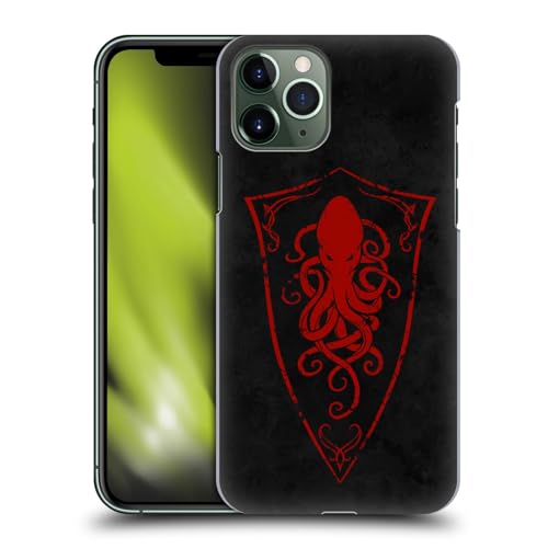 Head Case Designs Licenza Ufficiale Christos Karapanos Logo Octopus Shield Arte Chiave Custodia Cover Dura per Parte Posteriore Compatibile con Apple iPhone 11 PRO