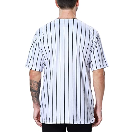 TopTie Maglia da baseball gessata personalizzata