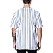 TopTie 2 Pack Unisex Button Down Shirts Plain Hip Hop Hipster Baseball Jersey Sports Uniforms-White Black-M