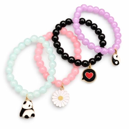 SUPER SOFTENER Adjustable Bead Bracelet Set – Matching Friendship Bracelets for Couples, BFF, Men & Women – Stylish Hand Jewelry Gift