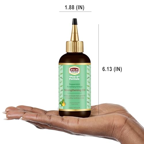 African Pride Feel-It Formula Strengthening Oil With Rosemary Oil, Peppermint Oil And Sage - Helps Promote Hair Growth thumb #4