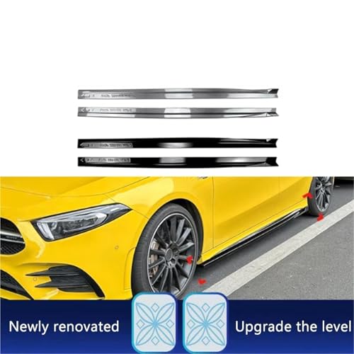 Falda lateral de modificación para Benz CLA200 y A200 modelos desde 2018 2