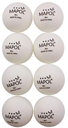 MAPOL Table Tennis Balls 3 Star 40+ Advanced White Ping Pong Ball (60 Pack)