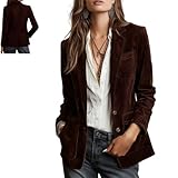 suede jacket womens uk 3. Ajuste cómodo y favorecedor. Elegante chaqueta de gamuza de negocios, diseñada tanto para comodidad como para estilo, este abrigo retro de otoño favorece varios tipos de cuerpo con una silueta relajada pero elegante que es fácil de usar en capas