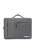 StrapLt 14.5-15 Inch Laptop Sleeve Bag Case Briefcase| Waterproof Protective Tables Case Laptop Sleeve Case Portable Handle Laptop Bag,Dark Gray for Men & Women (Grey)