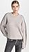 rag & bone Women's Ingrid Crew Neck Pullover, Oat, Grey, L