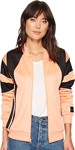 Veste zippée adidas Originals SST stretch teinte Chalk Coral coupe ajustée taille M