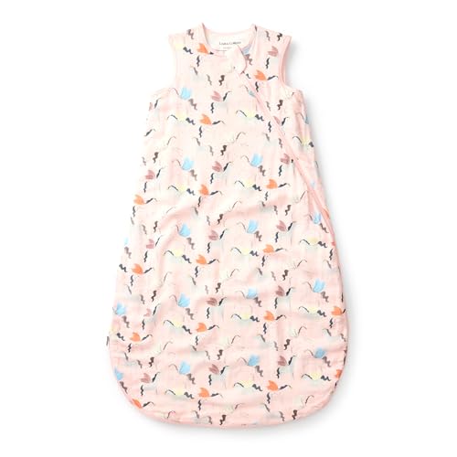 Image of Loulou Lollipop Lightweight Muslin Wearable Baby Blanket Sleeping Bag, Unisex Infant Toddler, 0.5 TOG, 2-Way Zipper Sleepsack