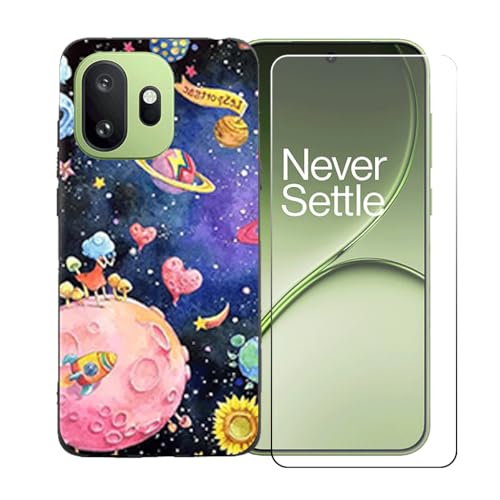 LCEHTOGYE �K�p OnePlus 15T +�����K���X�X�N���[���v���e�N�^�[�p�P�[�X�A�K�p OnePlus 15T (6,32")�ƌ݊����̂���u���b�N�\�t�gTPU�V���R���Q���P�[�X�ی�J�o�[ LLM38