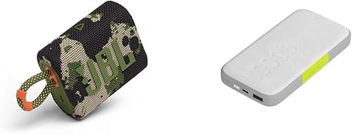JBL Go 3: Altavoz portátil con Bluetooth, batería incorporada, función impermeable y a prueba de polvo - Squad e InfinityLab InstantGo