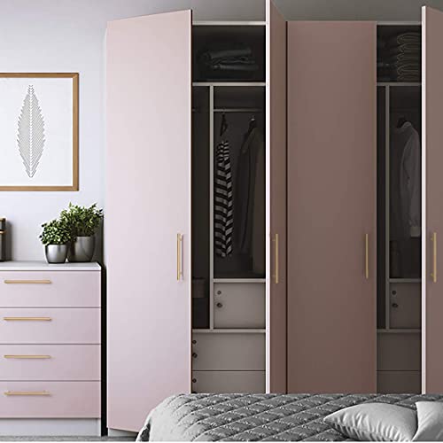 WYNWJ Tire les Poignées de la Poignée, Armoire de Placard en Cuivre Massif Tire le Matériel de Garde-Robe Tiroir de Cuisine Placard de Cuisine Pour Placards Or/50Mm - Image 7