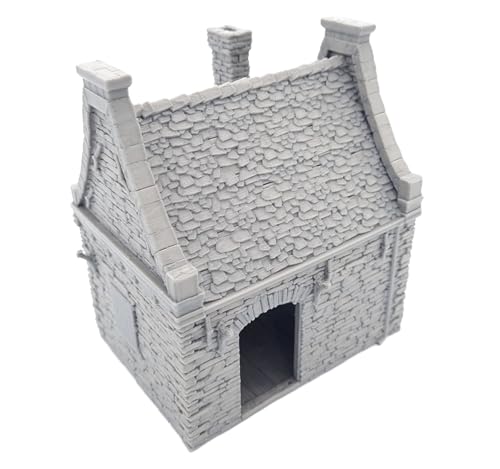 Maison en ruine terrain de jeu de guerre européen pour vos sessions entre amis