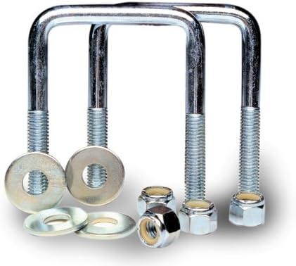TowZone 86829 Zinc Plated Square U-Bolt - Pair