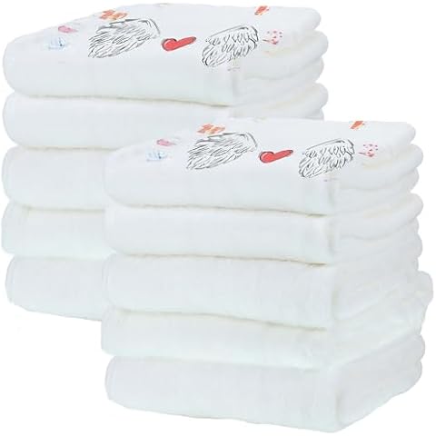 Preboun 10 Pcs Sublimation Throw Blanket Thick Plush Blankets Soft Fuzzy Blanket White Blank Blanket for DIY Custom Personalized Sublimation Photo (30 x 40 Inch) Cover