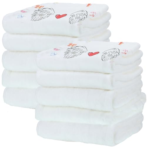 Preboun 10 Pcs Sublimation Throw Blanket Thick Plush Blankets Soft Fuzzy Blanket White Blank Blanket for DIY Custom Personalized Sublimation Photo (30 x 40 Inch)