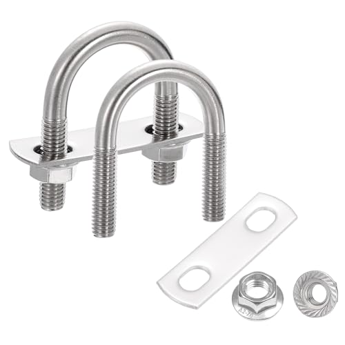 uxcell 2Zbg 17/16C` Ci[ChEhU{g 2-1/8C` 304XeXX`[ U{g tWZpibgt g[[pt[v[g ԗp (27mm x 54mm)