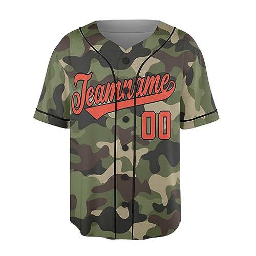 Custom Baseball Jersey Tropical Button Down Short Sleeve Shirt- Personalized Team Sports Uniforms for Men Women Set 02 miniatura 1